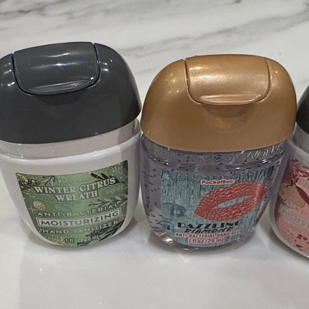 Bath & Body Works PocketBac Hand Sanitizers — Gray, Gold, White - Picture 2 of 3